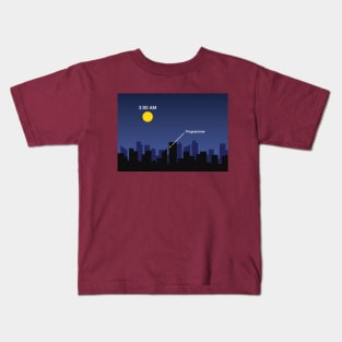 Programmer At 3AM Kids T-Shirt